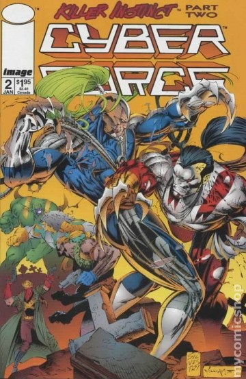 Cyber force comic books issue 2