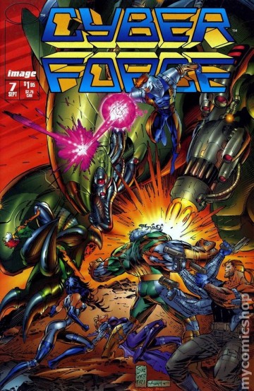 Cyber force comic books issue 7