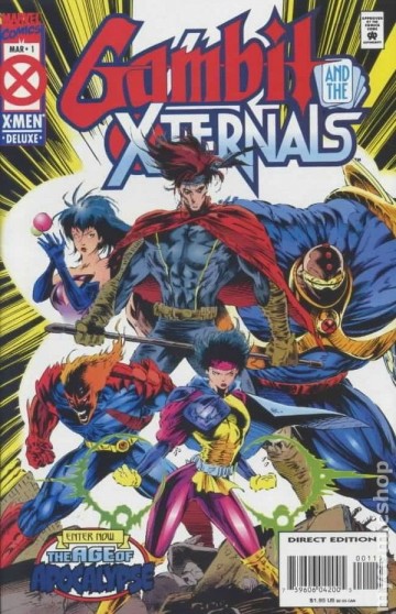 Gambit xternals comic books issue 1
