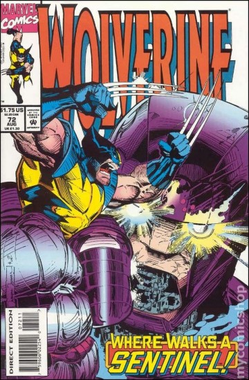 Wolverine comic books issue 72